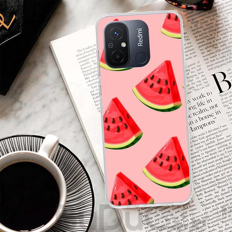 Watermelon Summer Fruit Cover For Xiaomi Redmi 13 13C 14C 12 12C 10 10C 9 9C 9T 9A Phone Case 10A 8A 8 7A 7 6A 6 K80 K70 K60 K20
