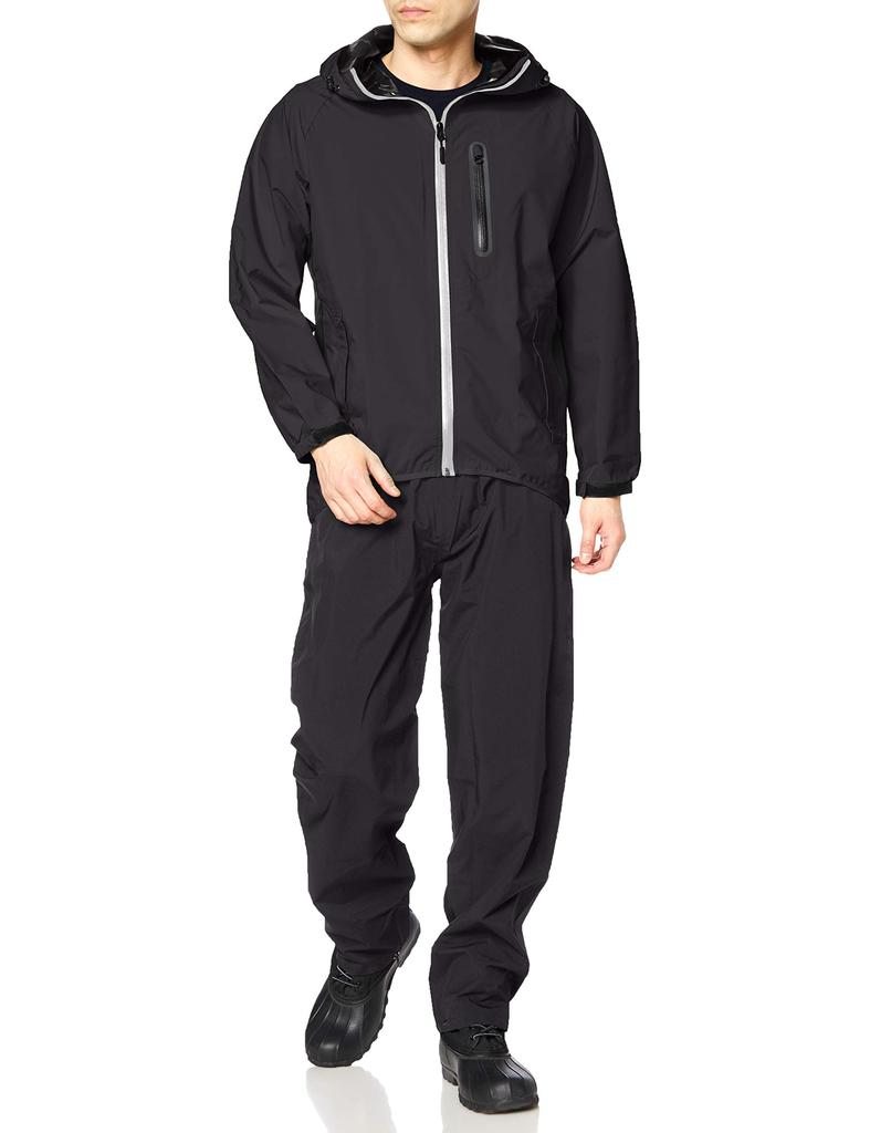 Grand Trail MPSR MPSR-LL Breathable Stretch Rain Suit, Black, LL