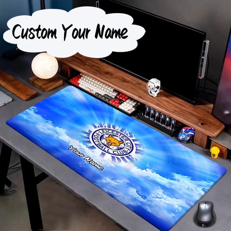 Custom Name Mouse pad Leicester Football Club Crest Mouse pad, Gaming Mouse Pad, keyboard pad, Desk Decor for computer notebook Fan Birthday Gift