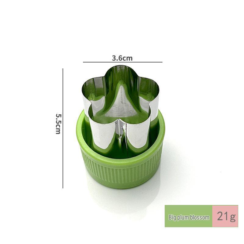 Stainless Steel Farfalle, Vegetable, Fruit, and Sausage Cutter & Cookie Wonton Stamp for Baby Food