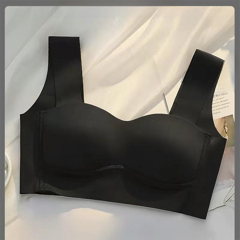 Womens Seamless Vest Bra With Polyester Fabric For Small Bust And Side Support
