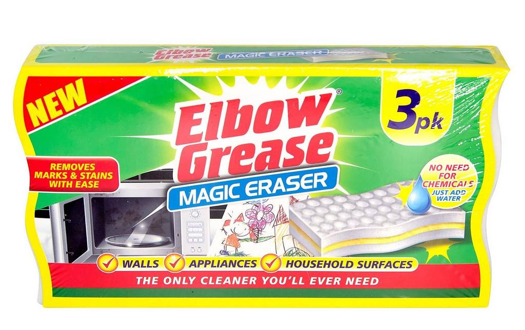 Mehrzweck-Schwamm für hartnäckige Flecken Schmutz ELBOW GREASE 3 Stück