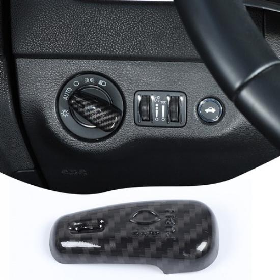 

Headlight Switch Button Control Cover Trim for Dodge Challenger 15+ Carbon Fiber