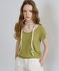 Peulibeo07 Linen Raglan U-Neck Knit [Frsp07Tn04]_Olive