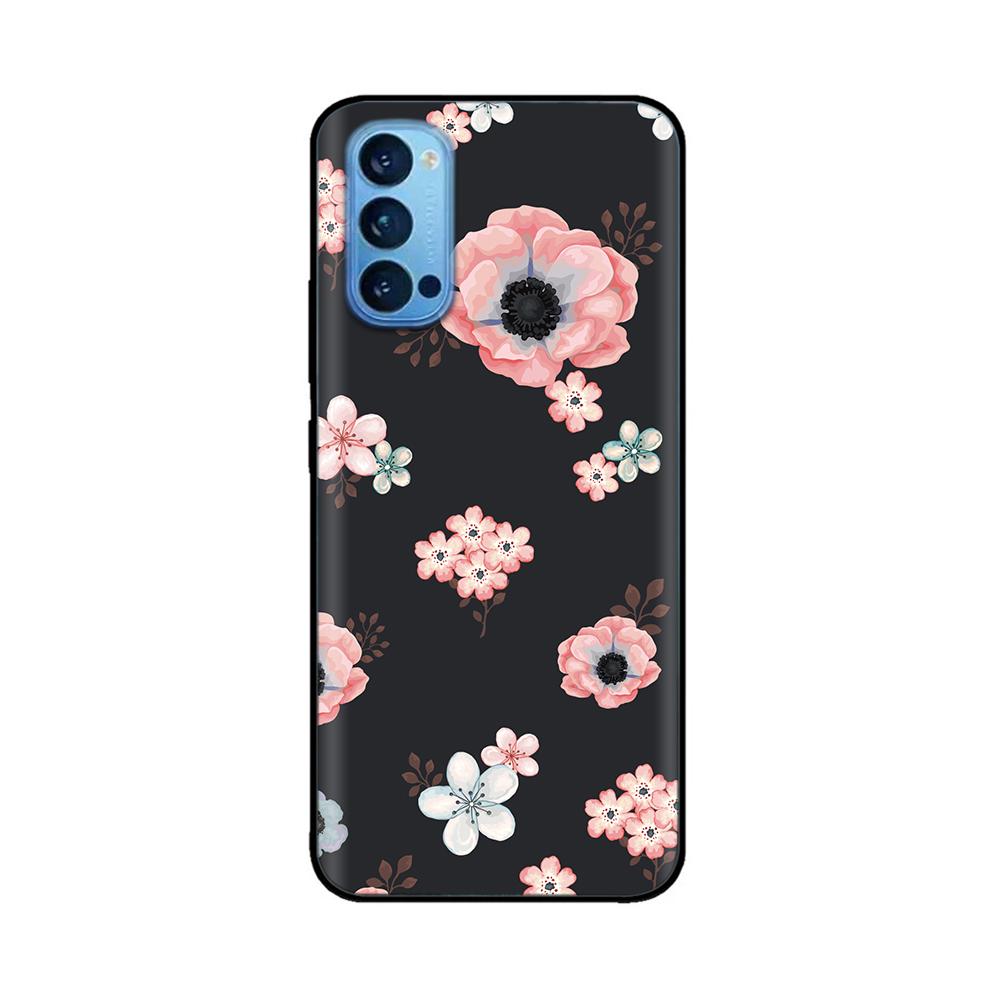 For Oppo Reno4 Pro 5G Case Soft TPU Black Silicone Phone Back Cover for OPPO Reno 4 Reno4 Pro 5G 4G Case Funda Coque Bumper Capa