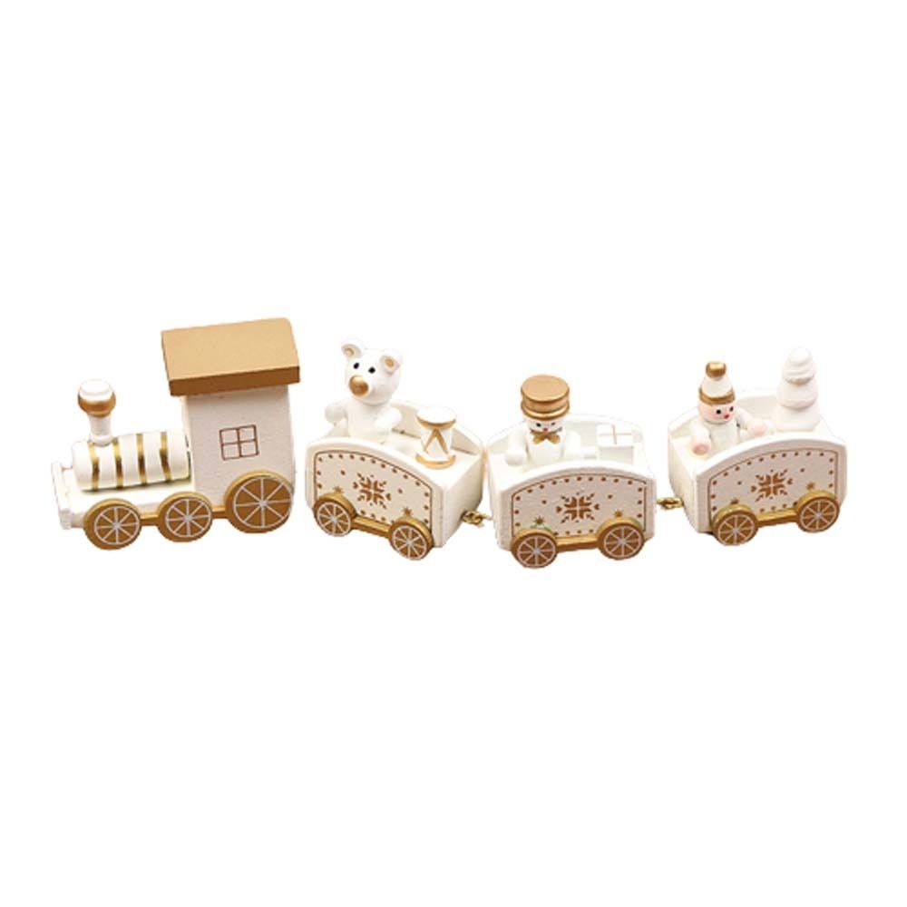 Handicrafts Christmas Wooden Train Christmas Christmas Decorations Wooden Handicrafts  Toys
