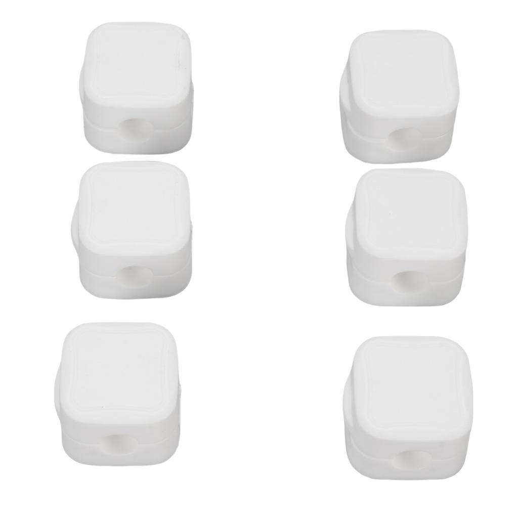 6pcs Magnetic Cable Clips Cord Holder Desk Cable Management Adhesive Wire Holder Keeper Organizer