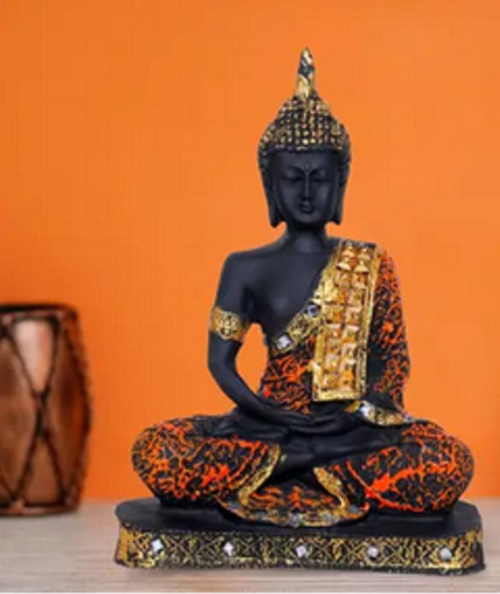 @ Indian Traditional Lord Gautam Buddha Figurine For Home Showpiece 404Gm Zr-9001-60%Off
