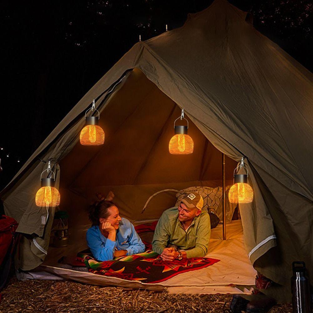 

Warm Light Solar Lantern Garden Light Cute Solar Outdoor Fence Lights Household жовтий