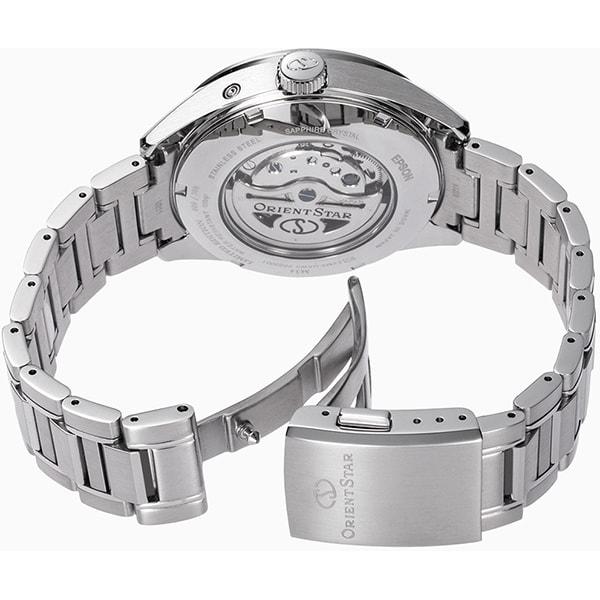 Orient RK-AY0201A (עכשווי M34 F7 Mechanical Moon Phase מתכת גברים מוגבלת) שעון עגול