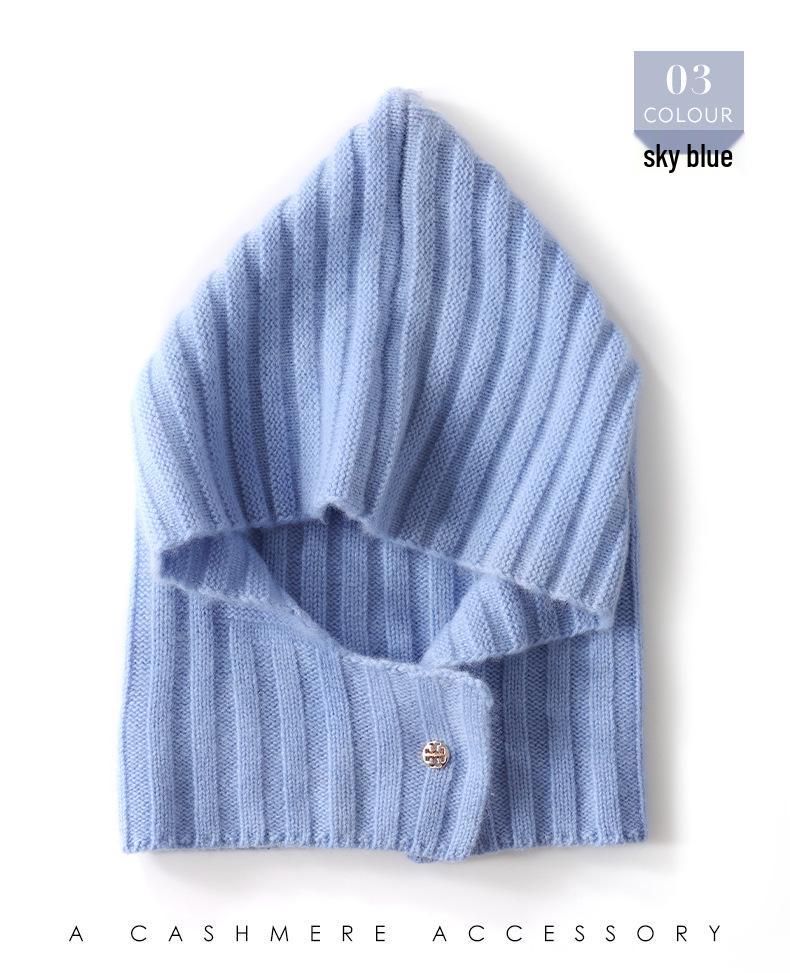 2025 Autumn/Winter Unisex Cashmere Wool Hat for All Ages - Warm, Casual Head Covering