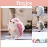 Adorable Hedgehog Plush Toy Soft Stuffed Keychain Doll Cute Small Animal Gift