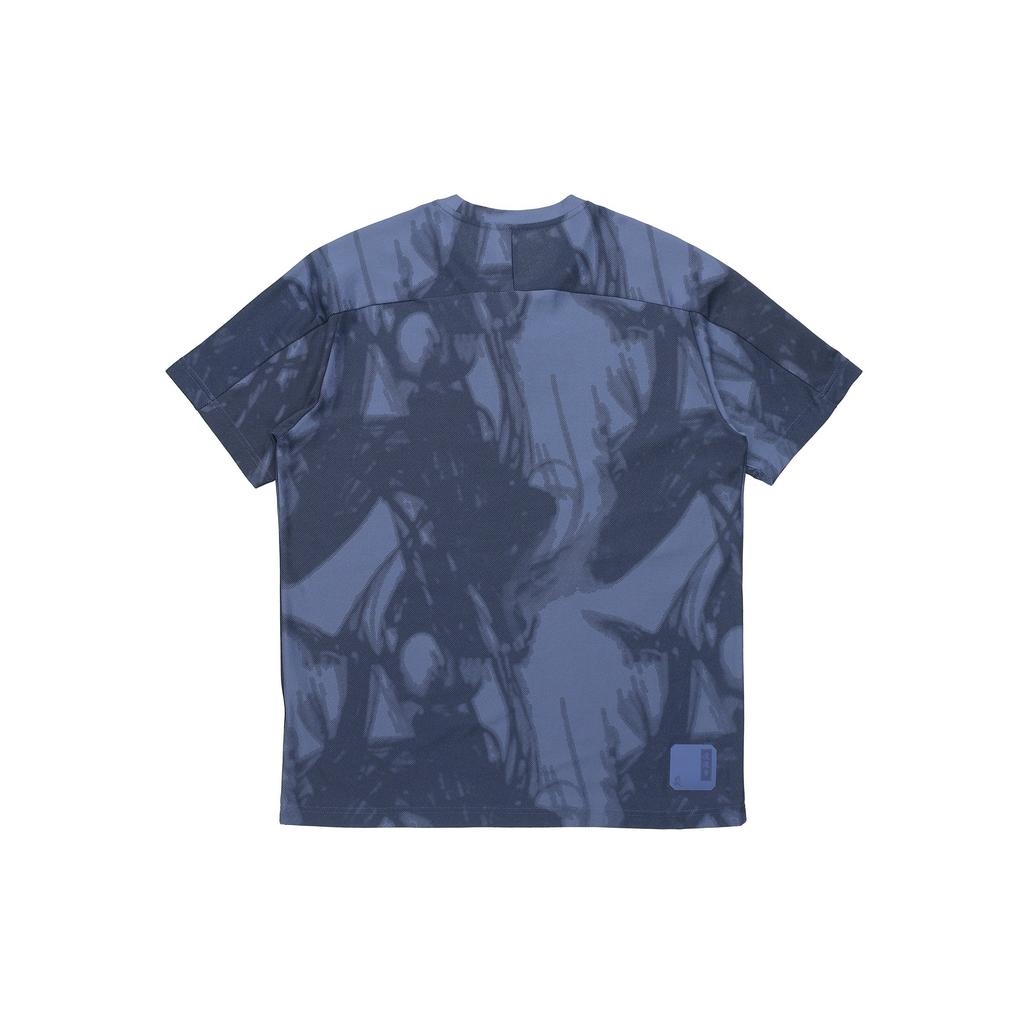 adidas Wj Top Series Sports Loose Printing Round Neck Short Sleeve Blue Men's GU1801