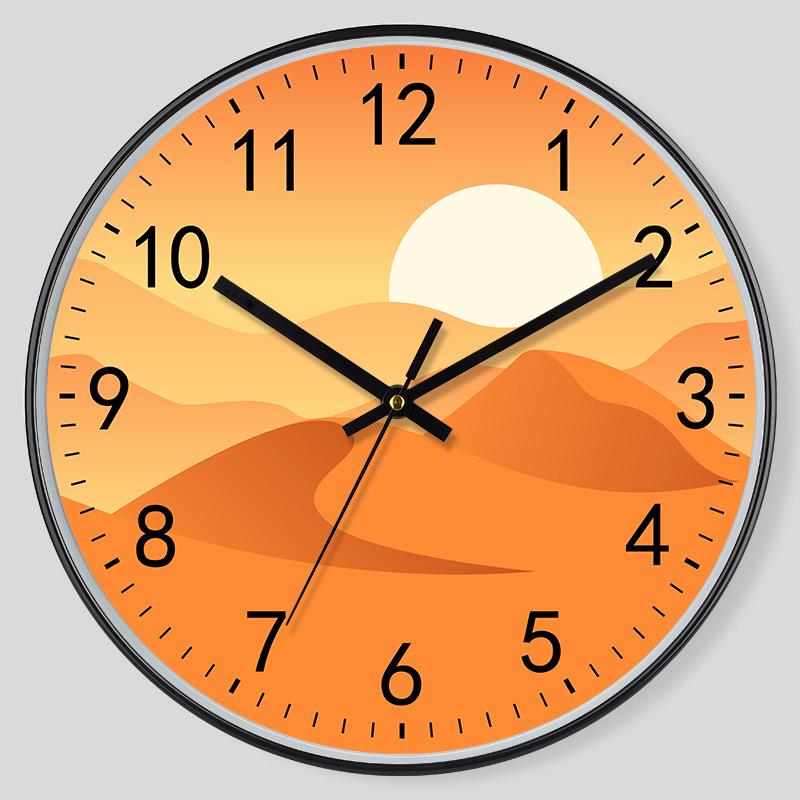 12 Inch 30CM Silent Wall Clock, Creative and Fashionable, Modern Home Clock, Living Room Simple Clock