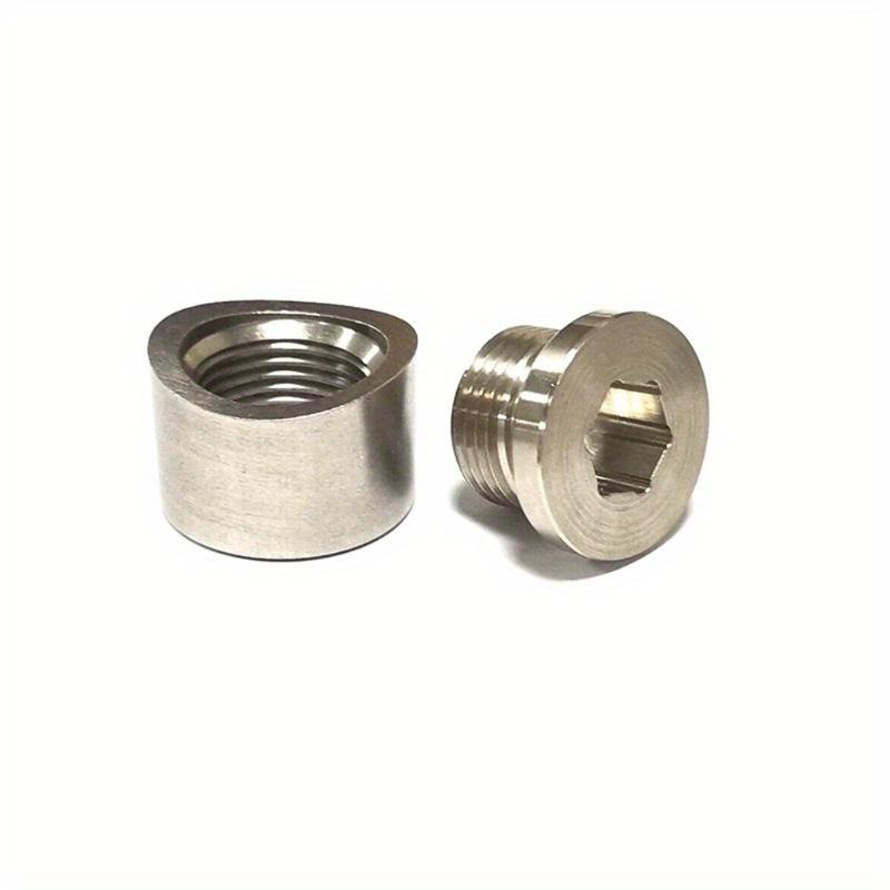 Oxygen Sensor Bung Stainless Steels Plug Wideband Nut Fitting Weld Bungs M18x1.5 Car Accessories