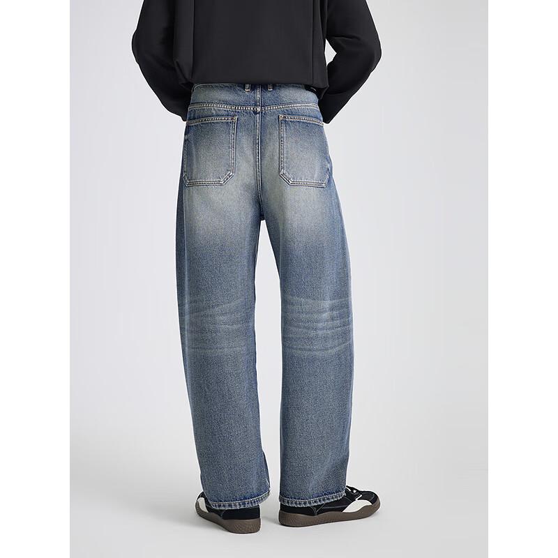 GXG Men's Vintage Washed Straight-Leg Jeans