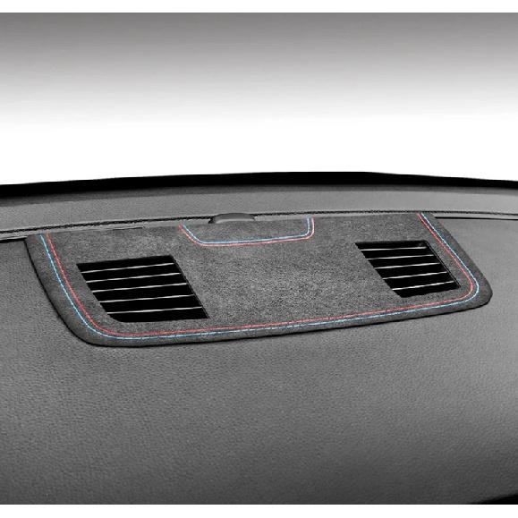 For BMW E90 E92 E93 Made of Alcantara Center Console Air Vent Outlet Panel Trim Performance Stickers Car Interior Accessories