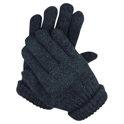 DIGITAL SHOPEE Winter Warm Men & Women Woolen Knitted Hand Gloves Free Size- (Charcoal Grey)