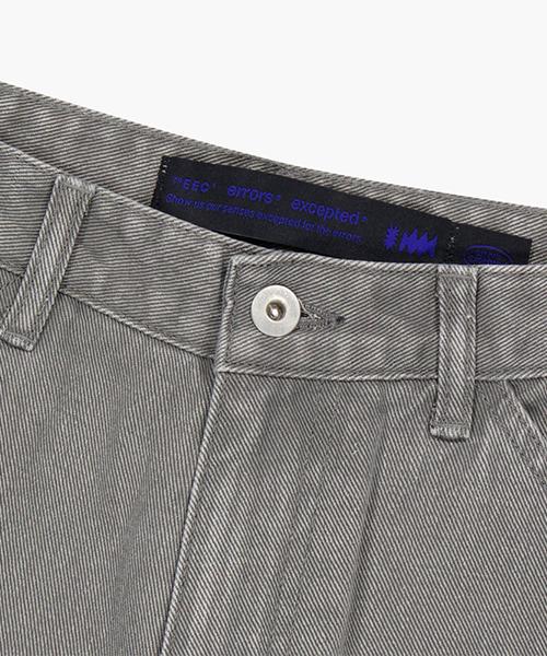 ERRORS EXCEPTED Dp663Gr Double Knee Carpenter Pants (Grey)