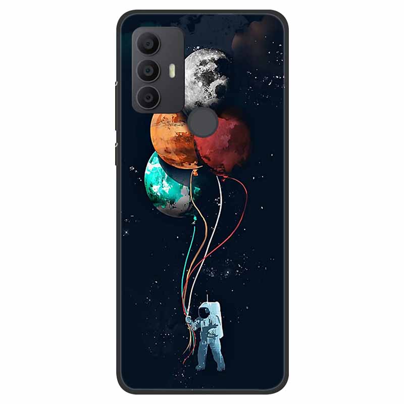 For TCL 30 SE Case 305 306 Soft Silicone Cool Cartoon coque For TCL 306 305 Back Cover Para TCL 30SE Cases Fashion TPU Fundas