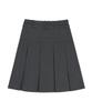 Fancy Club [Nf] Formal Button Pleated Midi Skirt (Gray)_F24Qd871