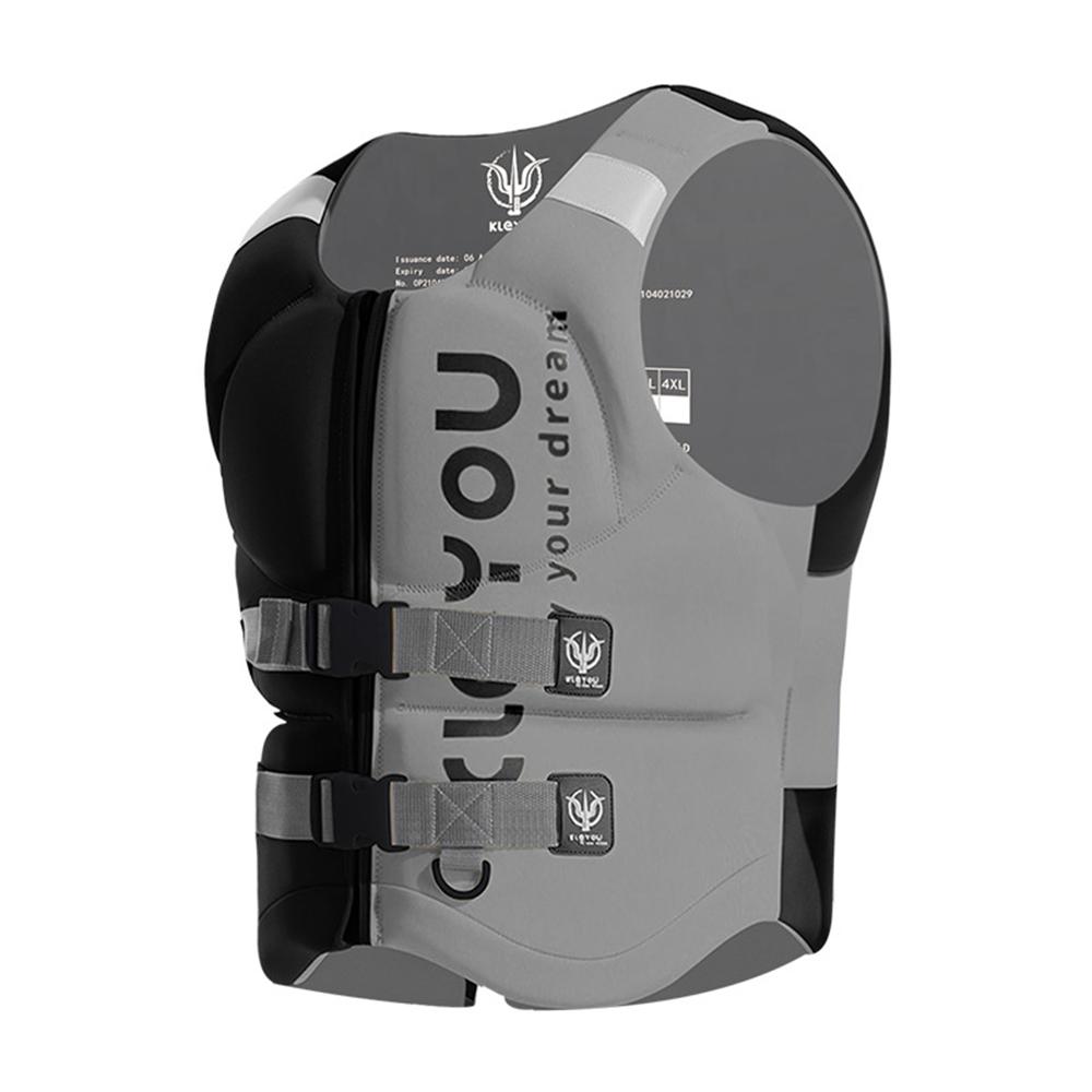 

Спасательный жилет с большой плавучестью, Взрослый спасательный жилет, Жилет, Спортивное плавание, Рыбалка в диких условиях, Спасение на воде, Предотвращение наводнений, Серфинг 3XL серый