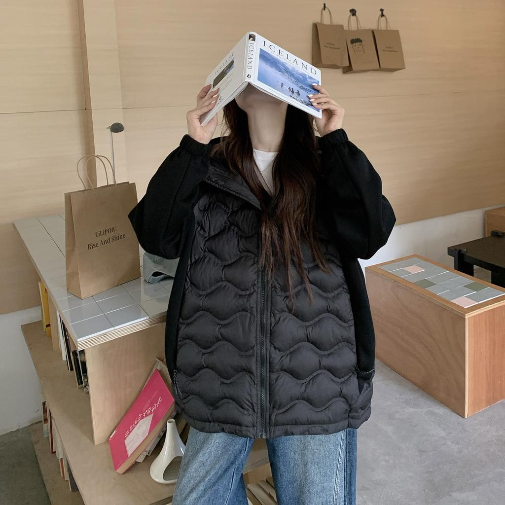 Down Cotton-padded Jacket Women's Short Winter New Hooded Little Loose Cotton-padded Jacket Cotton-padded Jacket