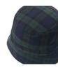 WORTHWHILE MOVEMENT Reversible Bucket Hat (Black Watch & Mint Grey)