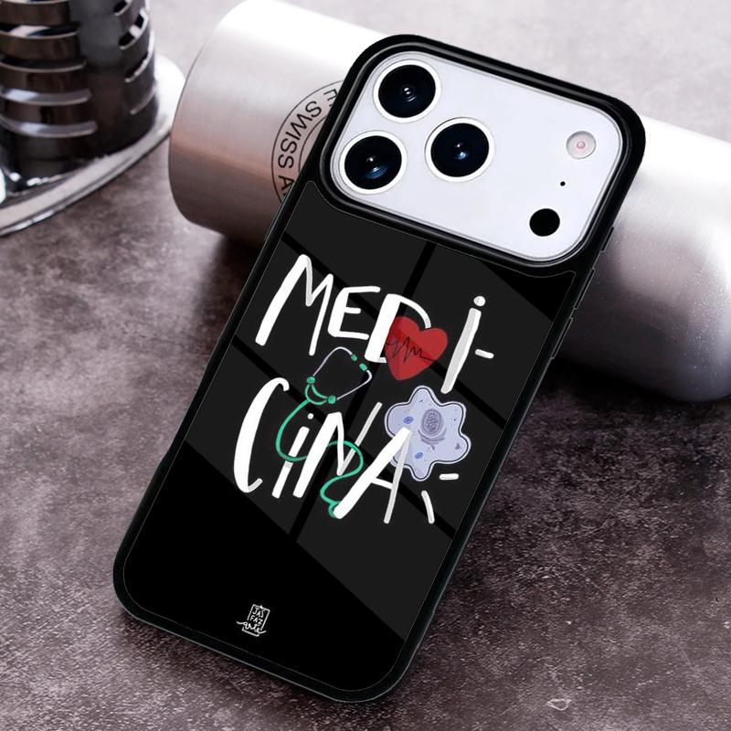 Nurse syringe heartbeat Medicine Phone Case for iPhone 17 16 15 Pro Max Air 14 13 12 11 Plus Shockproof Capa Cover