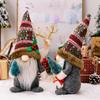 Rustic Charming Gnome Doll For Cozy Christmas Home Decor With Decorative Holiday Tree