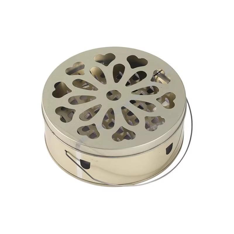 

Mosquito Coil Holder Stand Metal Mosquito Incense Burner Tray with Ash Catcher for Indoor and Outdoor Use Safe and Durable Design One Size