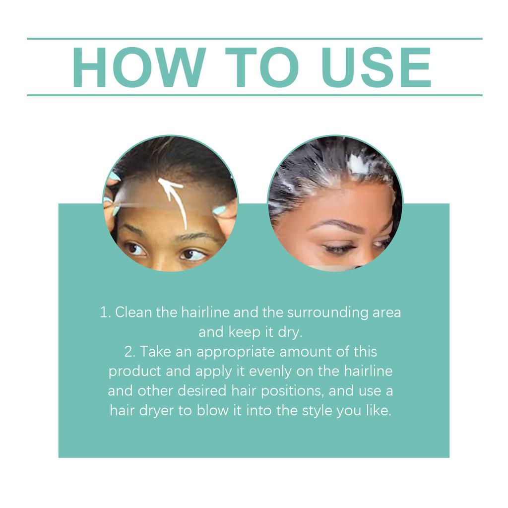 HOEGOA Wig Styling Glue Mousse Mild Formula Wig Care Moisturizing Styling Long-lasting Styling Care
