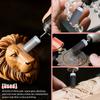 24pcs Sandpaper Stick Sanding Drum Polishing Heads with 3mm Shank for Rotary Tools Metal Rust Removal Stone Jade Polishing DIY