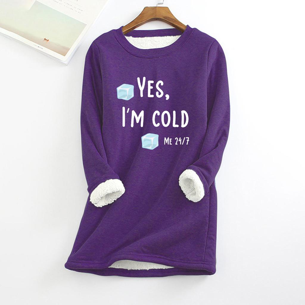 Women's Autumn Winter Plus Size Loose Thickened Velvet Warm Bottoming Shirt Top