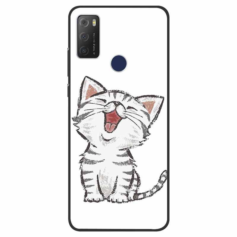 For TCL 20Y Case Shockproof Silicone Soft Phone Back Cover For TCL 20E 6125F Case TPU Bumper Coque For TCL20Y TCL20E 20 Y Funda