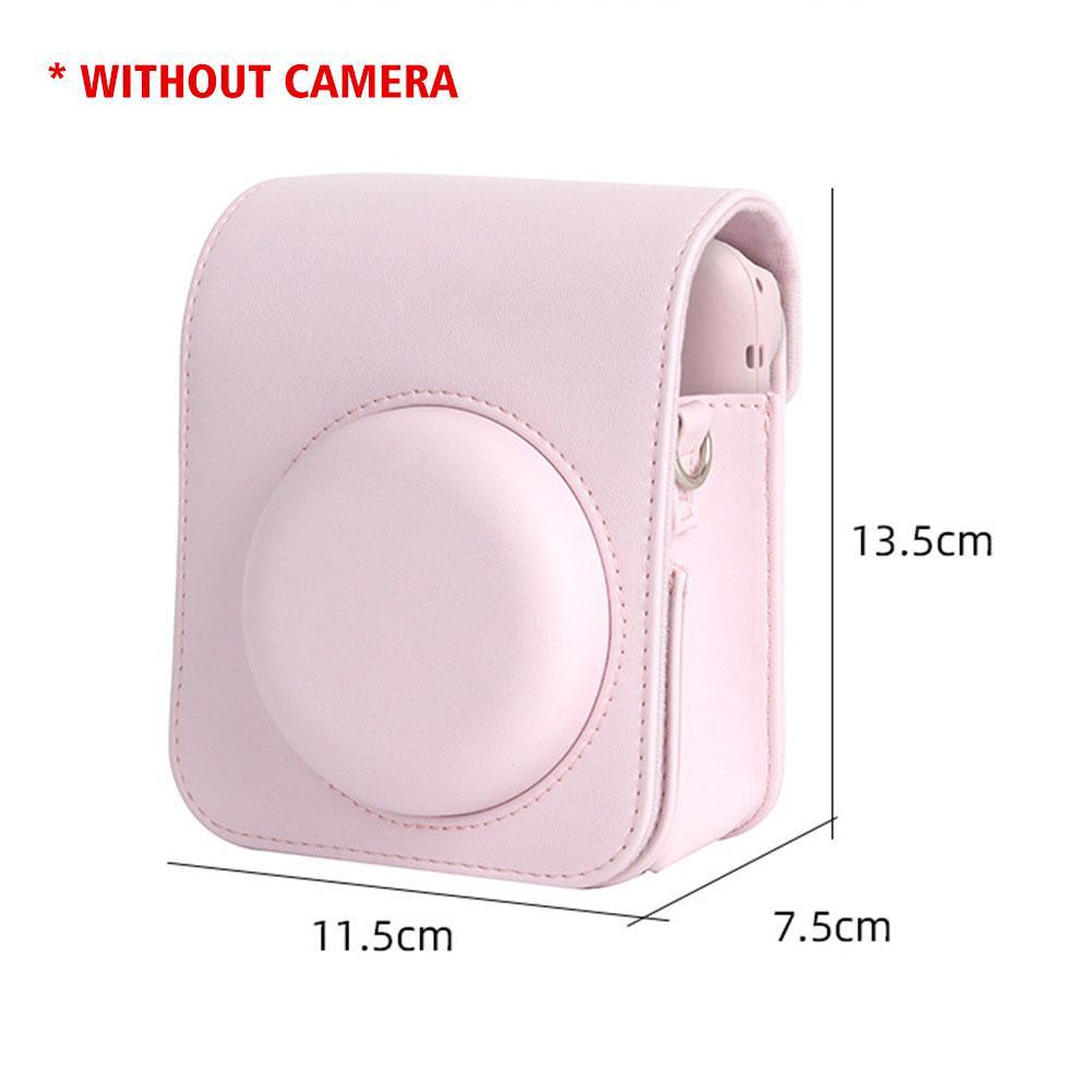Polaroid Fuji Mini12 Solid Color PU Shoulder Camera Bag & Protective Case