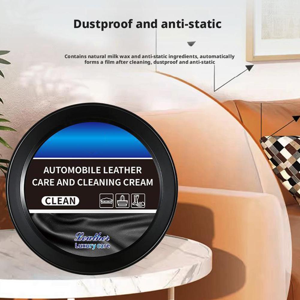 120 /260g Huishoudelijke Leerverzorging Reiniger Auto Leer Anti-aging Ontsmetting Bank Ontkalken Schoen Reparatie Crème Y0M3