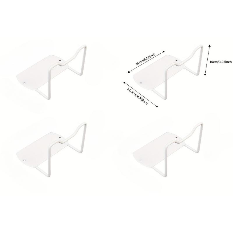 4pcs Metal Stabilizer Anti-Slip Anti-Shift Mattress Supports Wall-Mounted Easy Install for Mattress Sofa Cushion Tatami Blocker