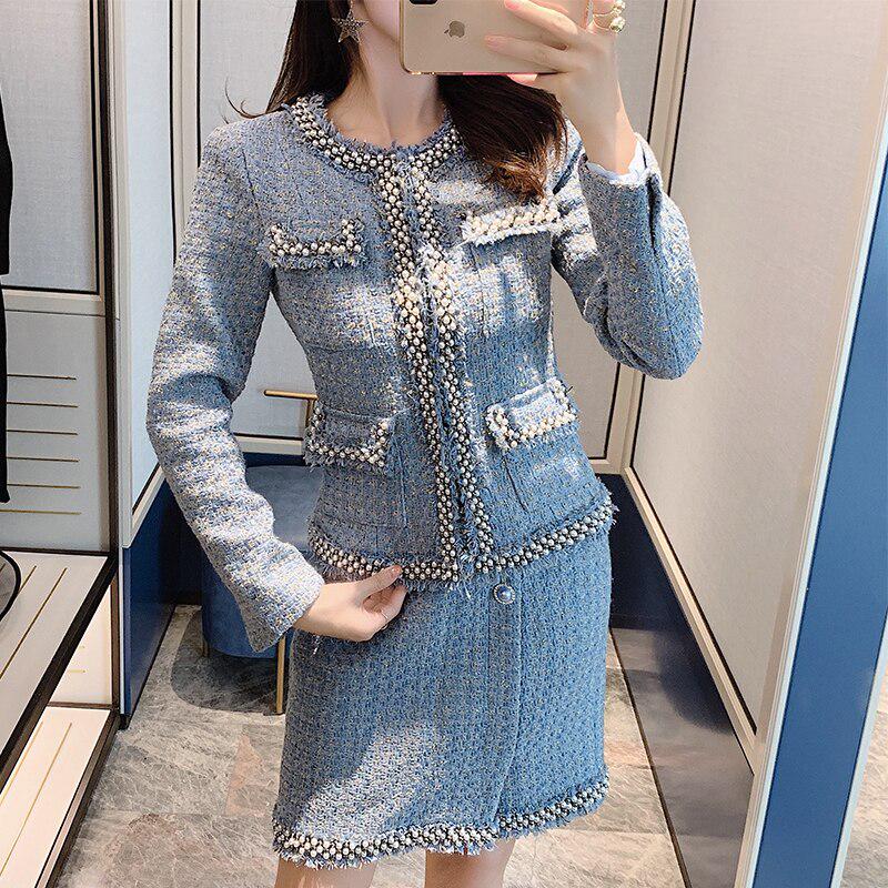 mini skirt and jacket