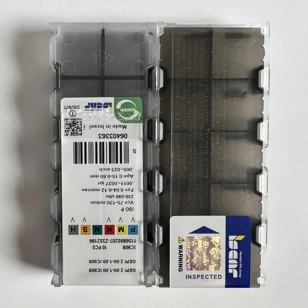 ISCAR / GEPI2.39-0.10 IC528   Industrial Indexable Carbide Inserts 10 Pcs