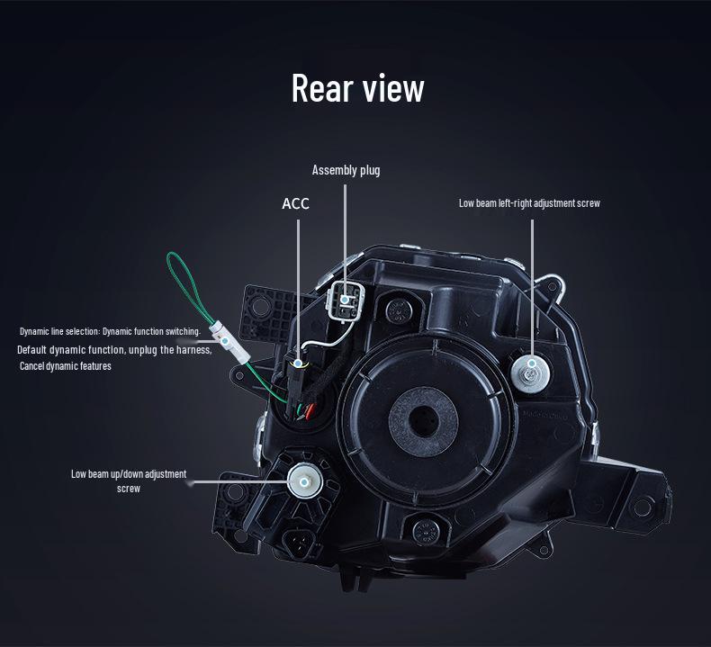 LED Headlight Assembly & Daytime Running Lights for Jimny 2018+ Modification