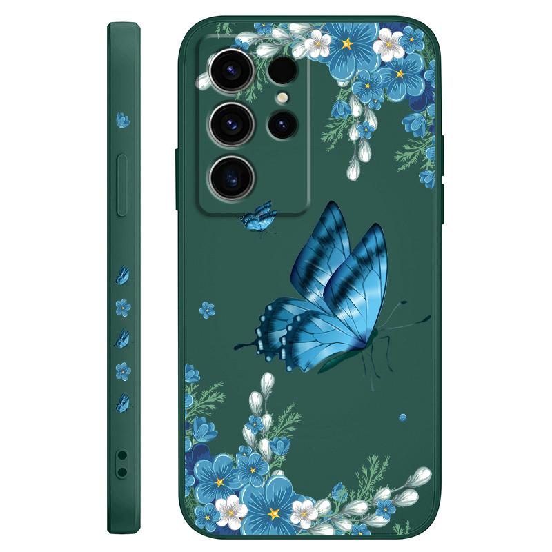 Exquisite Butterfly Phone Case For Samsung Galaxy S25 S24 S23 S22 S21 S20 S10 S10E Ultra Plus FE Note 20 Ultra Plus Cover