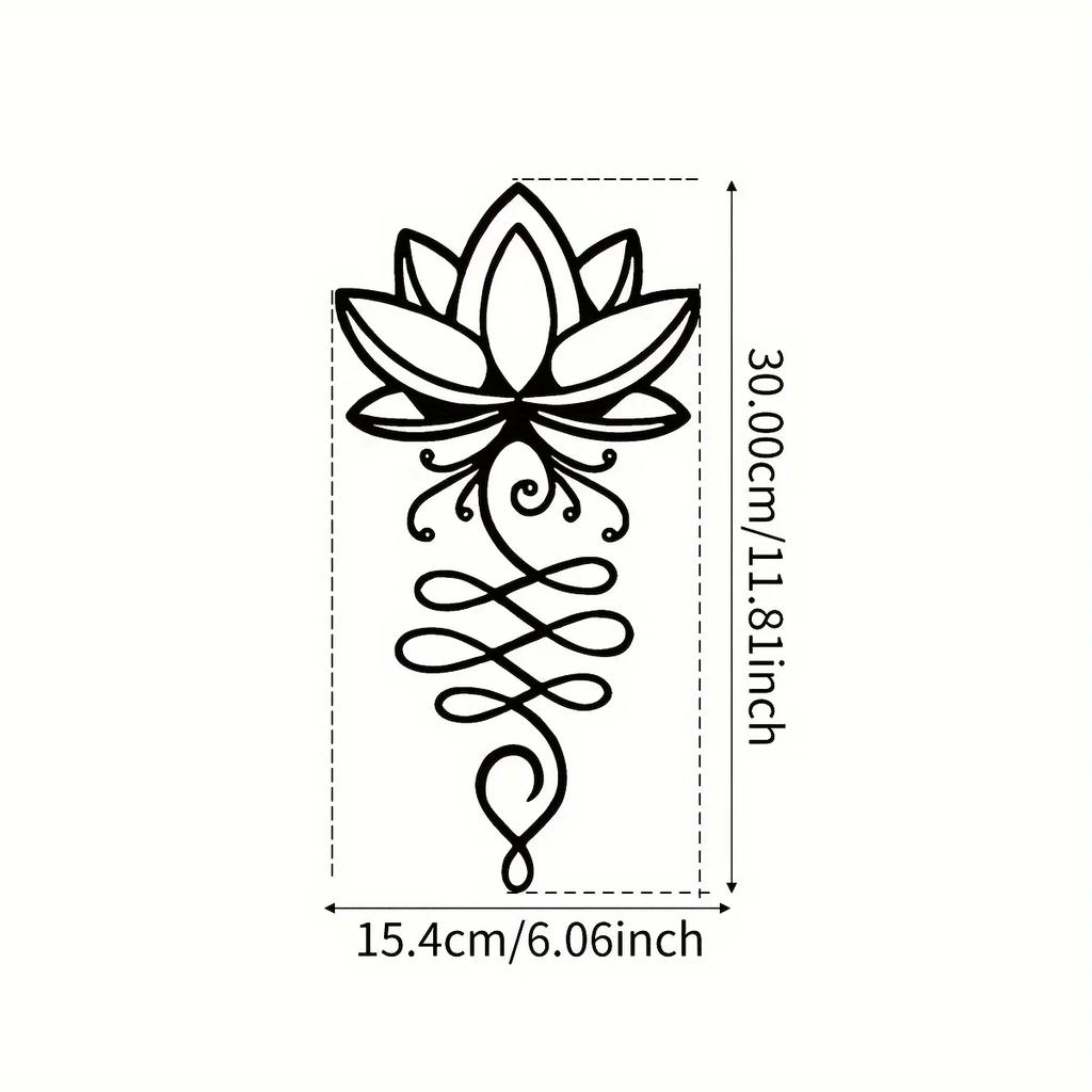 Metal Wall Art, Spiritual 1pc Metal Wall Decoration, Buddhist Symbol Wall Decoration,Housewarming Decoration Wall Hanging
