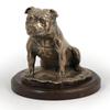 Staffordshire Bull Terrier, Staffy - Dog Figurine, Figure On a White Base, Trophy for Art-Dog Dog Show Exhibition