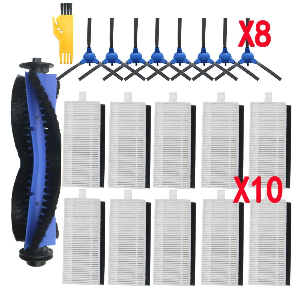 Zubehörset kompatibel mit Eufy Robovac 11 S, Robovac 30, Robovac 30 C, Robovac 15C, Zubehör Roboterstaubsauger 8X Cleaner Fi