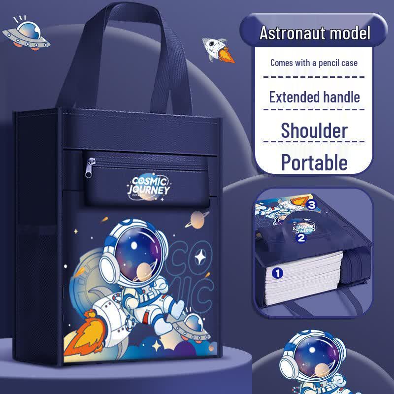 Kids' Canvas Study Tote Bag