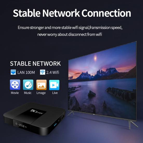 Kaufe Mehrere Schnittstellen Praktische Grosse Tx3mini Quad Core Us Eu Uk Au Stecker 2 4 5g Wifi Media Streamer Smart Box Set Top Zum Besten Preis Im Online Shop Bei Joom