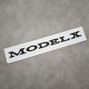 phbvg5 ABS Letters Model X Logo Chrome Black Red Emblem Car Rear Trunk Stickers For Tesla Model X Auto Badge Decals  Accessories