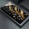 Diamond Patterned Glass Phone Case Suitable for Samsung Galaxy S26 S25 S24 S23 S22 S20 FE/Ultra/Plus Anti Drop Back Cover