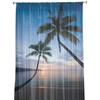Beach Sunset Ocean Scenery Sheer Curtains Living Room Window Tulle Curtains For Bedroom Kitchen Home Decoration Voile Drapes